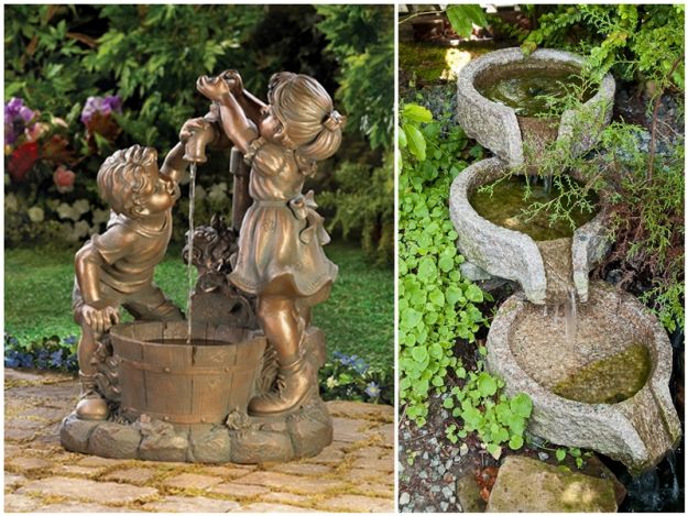 Самые красивые фонтаны садовые