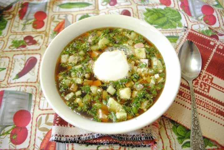 Окрошка на квасе. 6 классических и самых вкусных рецептов