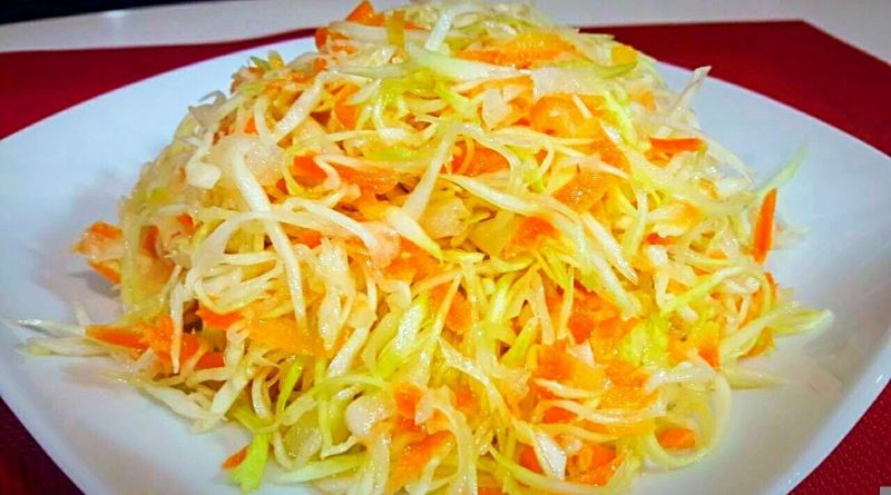 Салаты из свежей капусты: простые и очень вкусные рецепты