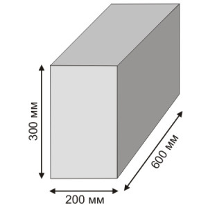 Пеноблоки 200х300х600: сколько штук в кубе
